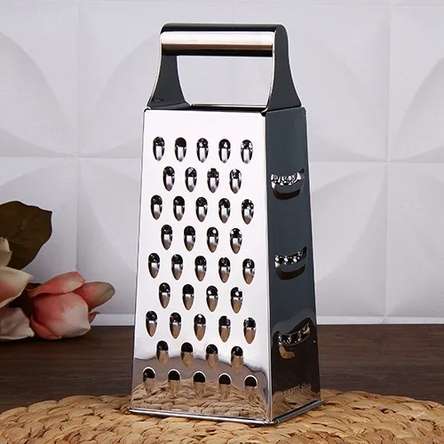 Evvehediyelikeşya Stainless Steel Keep Rectangle Grater 24 cm (Handle Included)