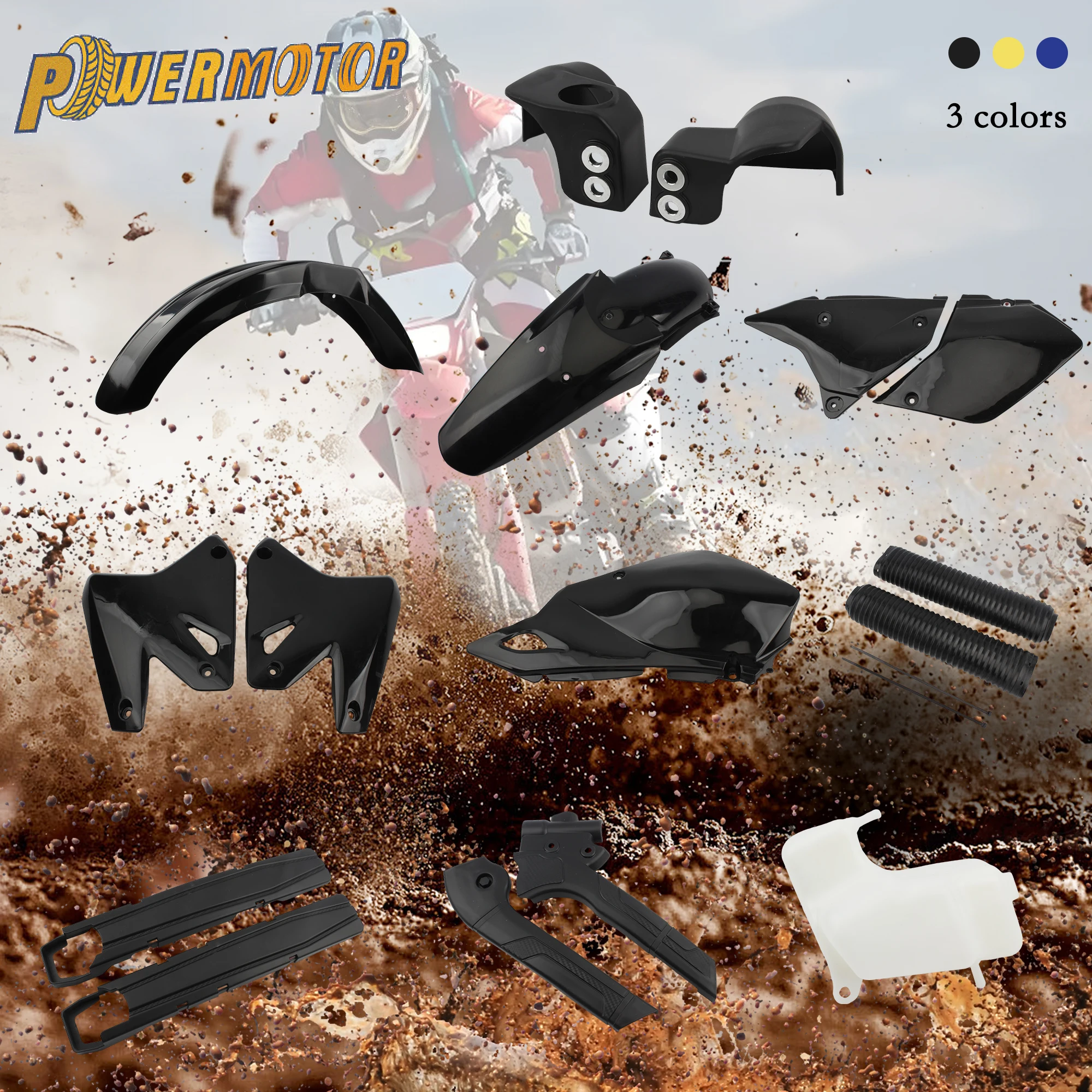 Motorrad Vorne Hinten Kotflügel Schwinge Schwinge Rahmen Schutz Für Suzuki DRZ400 DRZ400S DRZ400SM Motocross Körper Schutz Teile