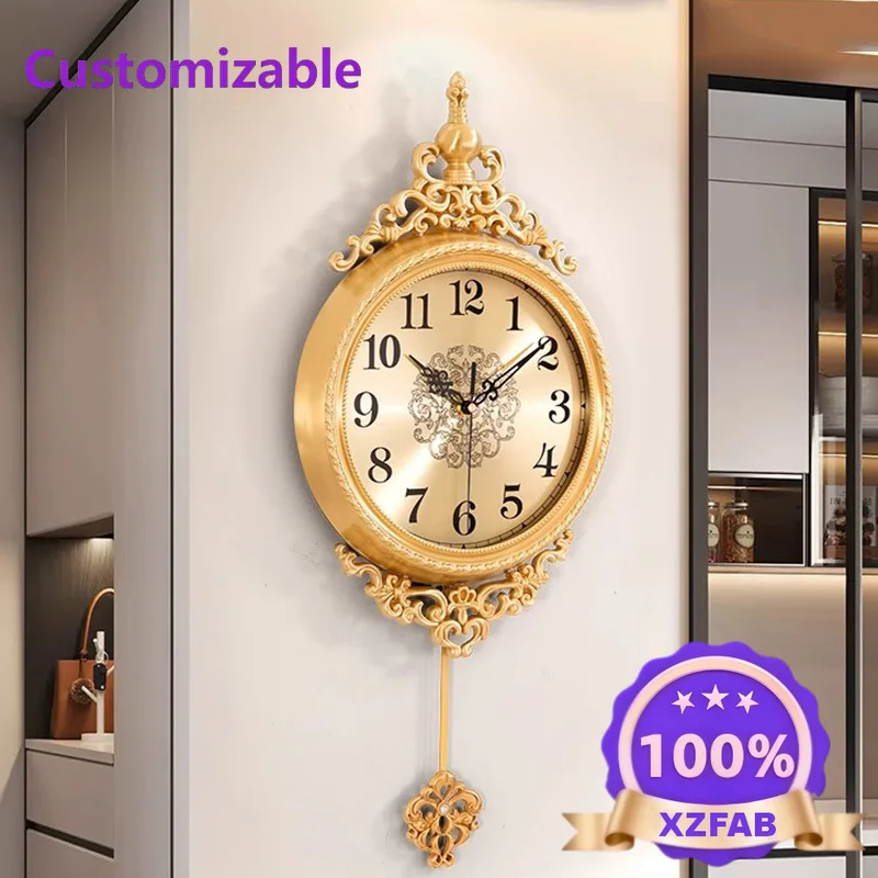Factory Direct 2026 Modern Luxury Wall Clocks Digital Art Mural Aesthetic Minimalist Wall Watch Nordic Fashion Horloge Murale Ho