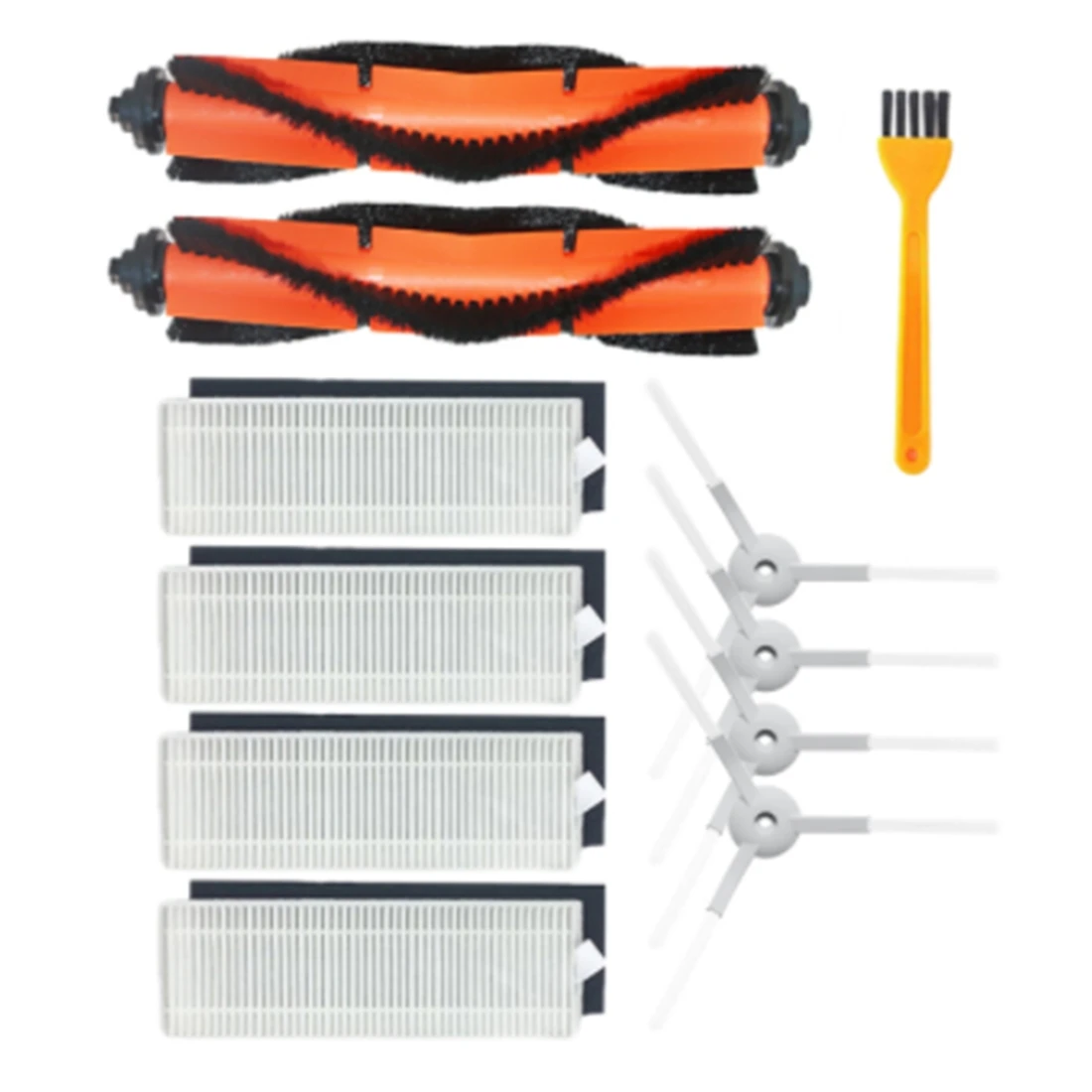 Xiaomi Mijia用モップクロス,メインブラシとサイドブラシ,Hepaフィルター,g1,mjstg1,miロボット,掃除機,必須,1セット