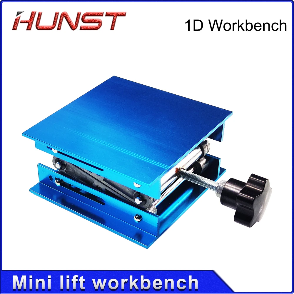 HUNST Lift Table Lab Plate Jack Scissor Stand Platform Router Workbench Table Woodworking Lift Laboratory Carpentry Tools