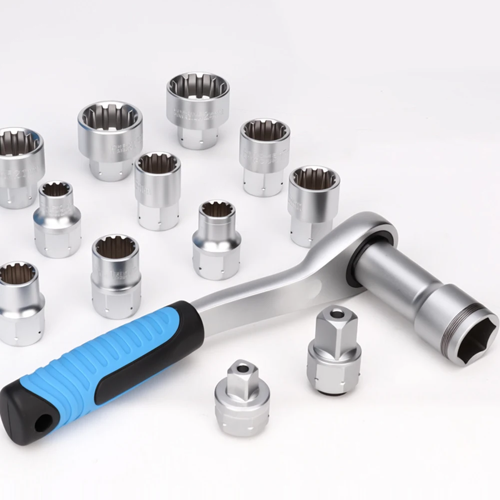 

Набор проходных гаечных ключей с прецизионной шлифованной конструкцией открытого конца для работы с поврежденными или закругленными крепежными элементами