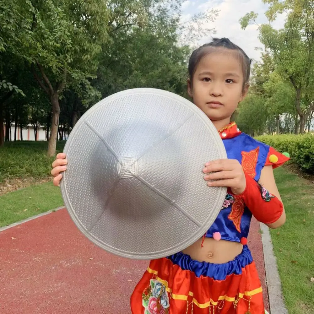 6 colori cappello per bambini per bambini di alta qualità 38cm 1 giugno cappello di plastica per la prima fase cappello da scuola materna per bambini puntelli da ballo cappelli