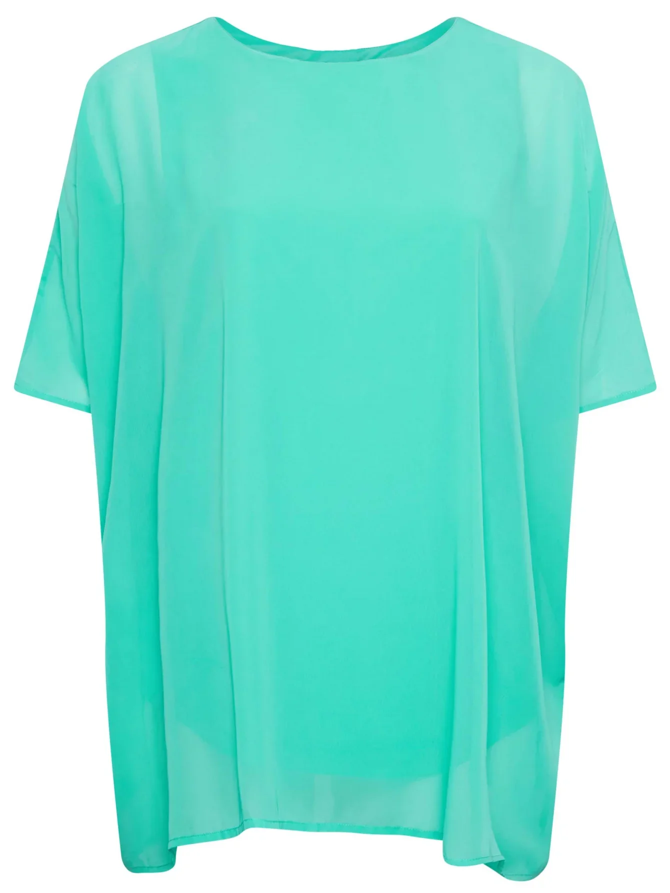 Womens Plus Size Elegant Summer Blouse Batwing Sleeve Oversized Chiffon Blouse Scoop Neck Large Size Casual Tunic Top Shirt 7XL