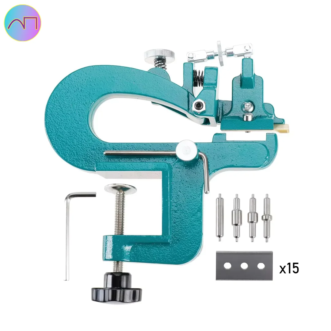 

Manual Leather Skiver Leather Splitter Paring Machine Leathers Craft Edge Skiving Machine with 15 Blades