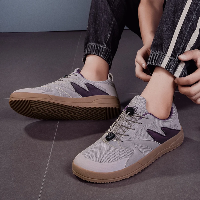 Fashion Barefoot Shoes For Men Wide Toe Shoes Breathable  Training Sneakers Men Minimalist Casual Shoes For Men Walking Footwear image 2