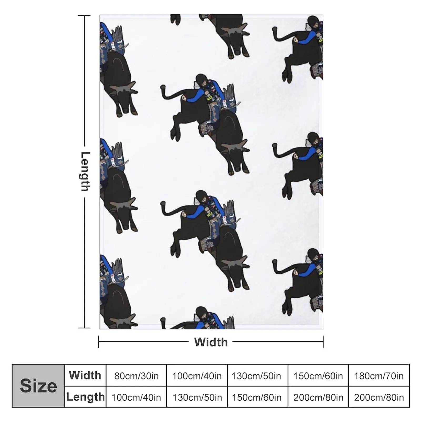 Bull Rider Stetson Wright Throw Blanket Blanket For Baby Polar blanket