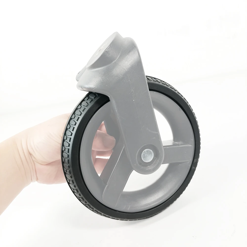Custom Stroller Tire For Jane Rider 2014~18 Front Wheel PU Tubeless Tyre Cover Wheel Casing Baby Buggy Replace Accessories