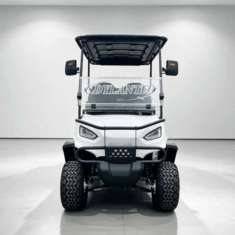 4 Seater Off Road Electric Golf Cart Heavy Duty Shock Absorber Electric Sightseeing Buggy For Park Patrol