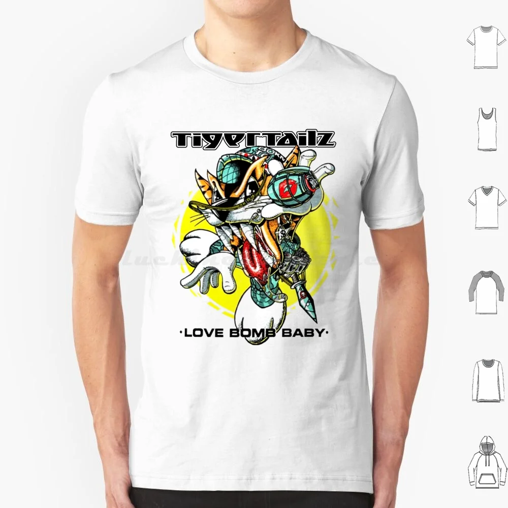 Tigertailz Band camiseta talla grande 100% algodón Tigertailz galés Glam Metal Band Bezerk Love Baby Heaven Jay Pepper Matthew