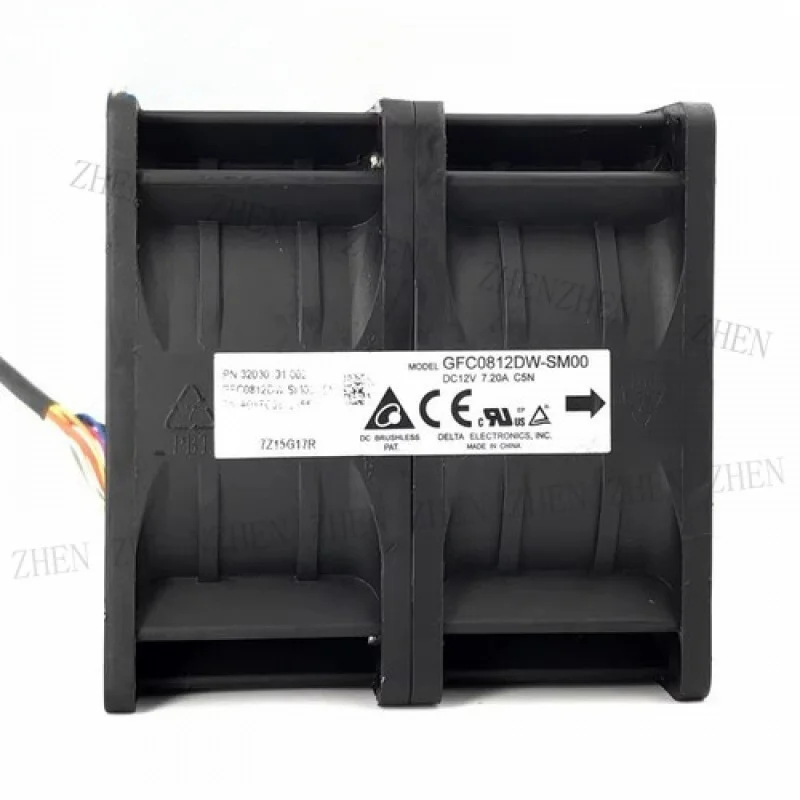 Y FOR  Delta GFC0812DW 8076 DC12V 7.2A 8CM Dual Motor Cooling Fan