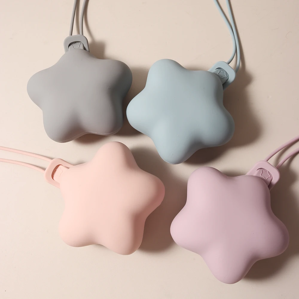 불가사리 모양 젖꼭지 케이스 아기 실리콘 보관 가방 별 모양 젖꼭지 보관 파우치