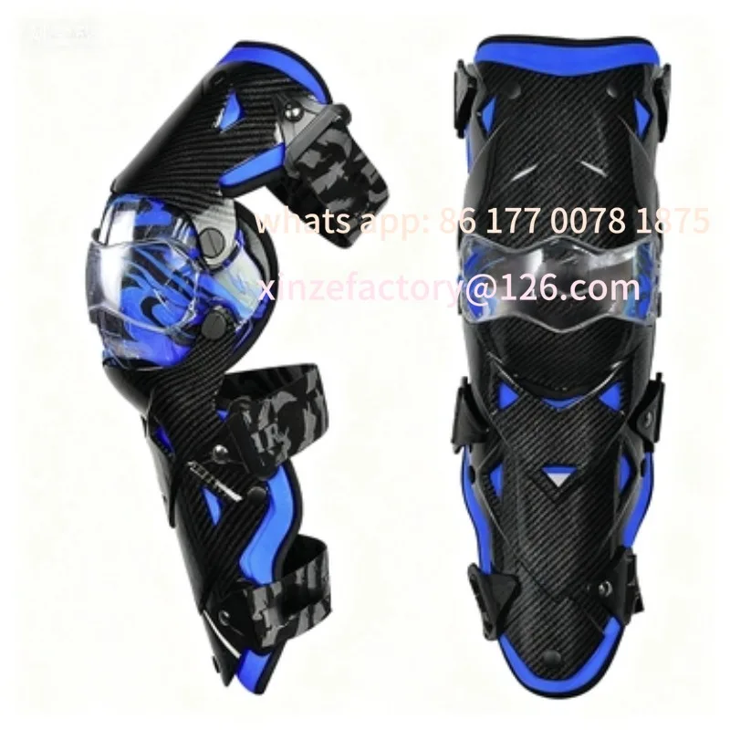 Customizable All-Season Motorcycle Knee Pads Elbow Guards - Windproof Impact-Resistant Protection Armor for Men Women