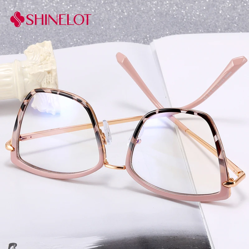 

95969 Medical Grade Lady Cat Eye Prescription Eyeglasses Frame Female Radiation Protection Reading Glasses Youth Style Eyewear