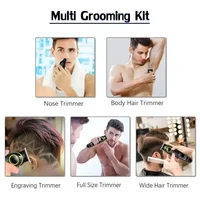 Tondeuse à cheveux Kemei KM-696 tondeuse multifonctionnelle pour hommes rasoir électrique pour hommes rasoir nez 5 en 1 tondeuse professionnelle 4