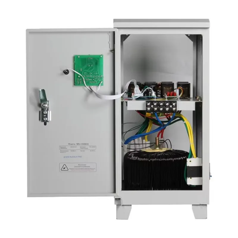 Relé monofásico 15KVA Power Manager tipo 220V regulador de tensão automático com display de diodo emissor de luz de corrente CA