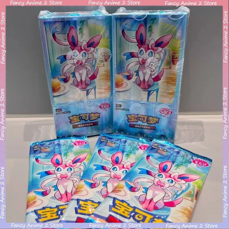 Paquete de gemas de Pokémon Original, paquete de tarjetas VOL.2, bolsa de comercio chino simplificada, caja de tarjetas PTCG, juego de colección, buenos regalos