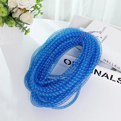 Netzrohr, röhrenförmig, Rosshaar, Krinoline-Röhren, Crin Cyberlox, DIY-Halskette, Halsband, Armband, Haarnadel, Dekoration, Bastelbedarf, 4 mm/8 mm – Detail 22