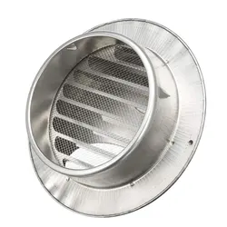 Paslanmaz çelik hava havalandırma ızgara 80/100/150mm yarımküre duvar tavan hava havalandırma havalandırma egzoz ızgara kapağı çıkış