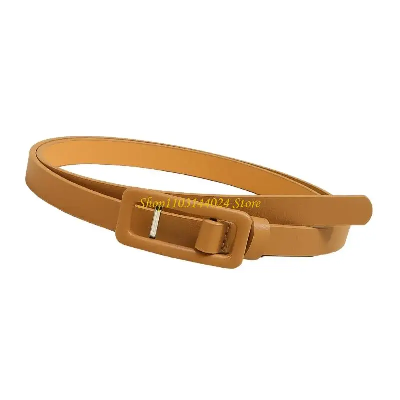 N5KE أنيقة قابلة للتعديل حزام الخصر الجلود للنساء خفيفة تصميم رقيقة لتصميم رفي