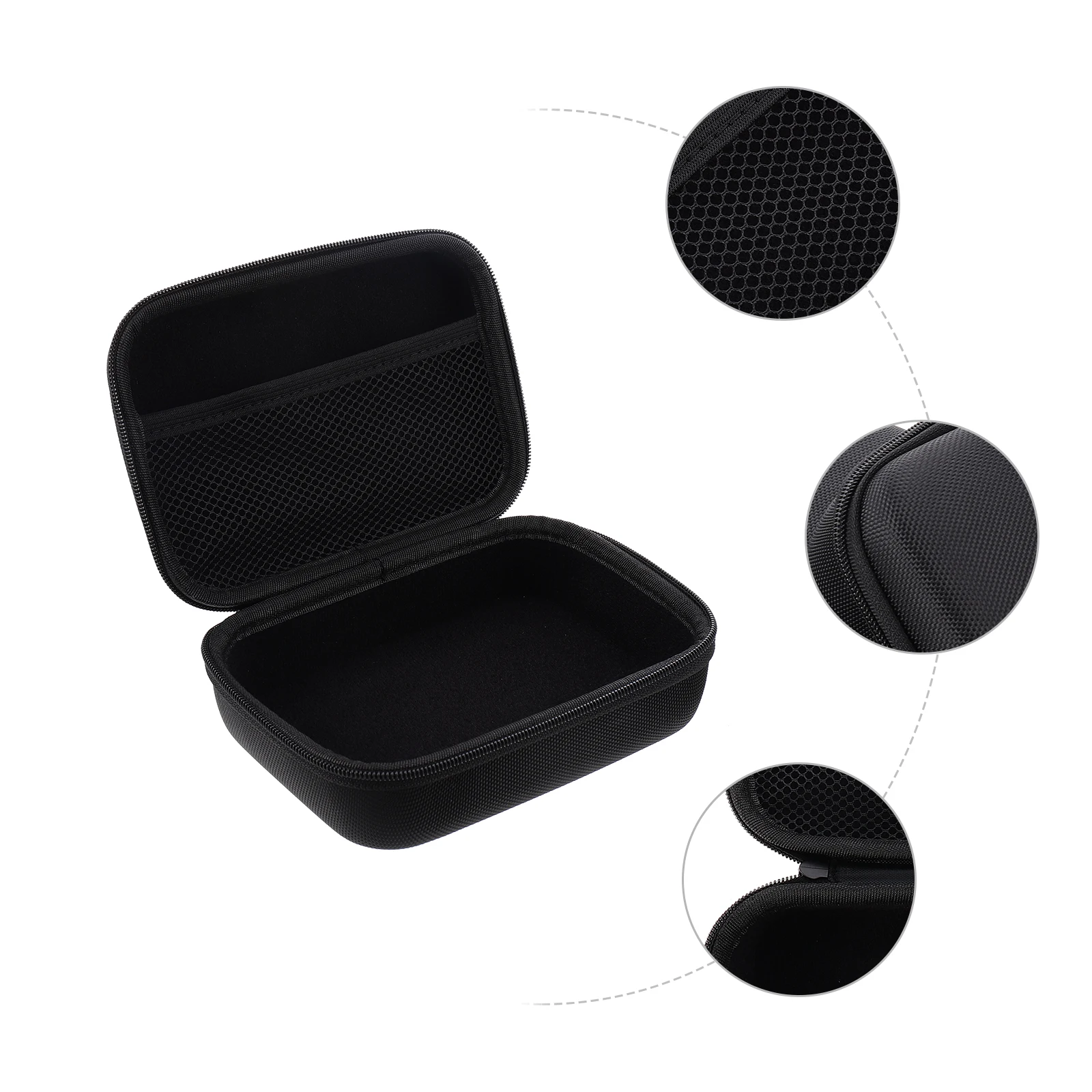 

2pcs EVA Earphone Box 2 Earphone Pouch Pcs Case for Headset Mouse Power Bank Travel ganization Protective Bag