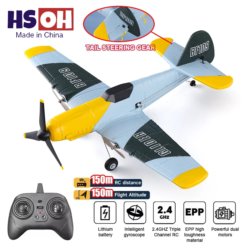 

BF109 RC Plane Toys Professional 2.4G Radio Remote Control Airplane EPP Foam Aircraft Glider Flying Model For Children Gifts