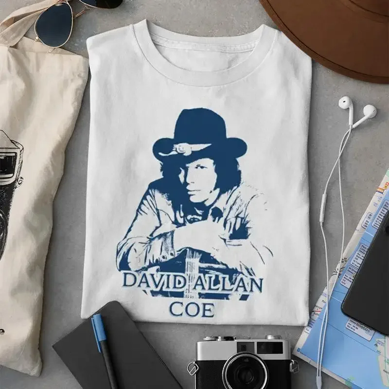 David Allan Coe artwork white Tshirt short sleeve All sizes S to 45Xl 2F333