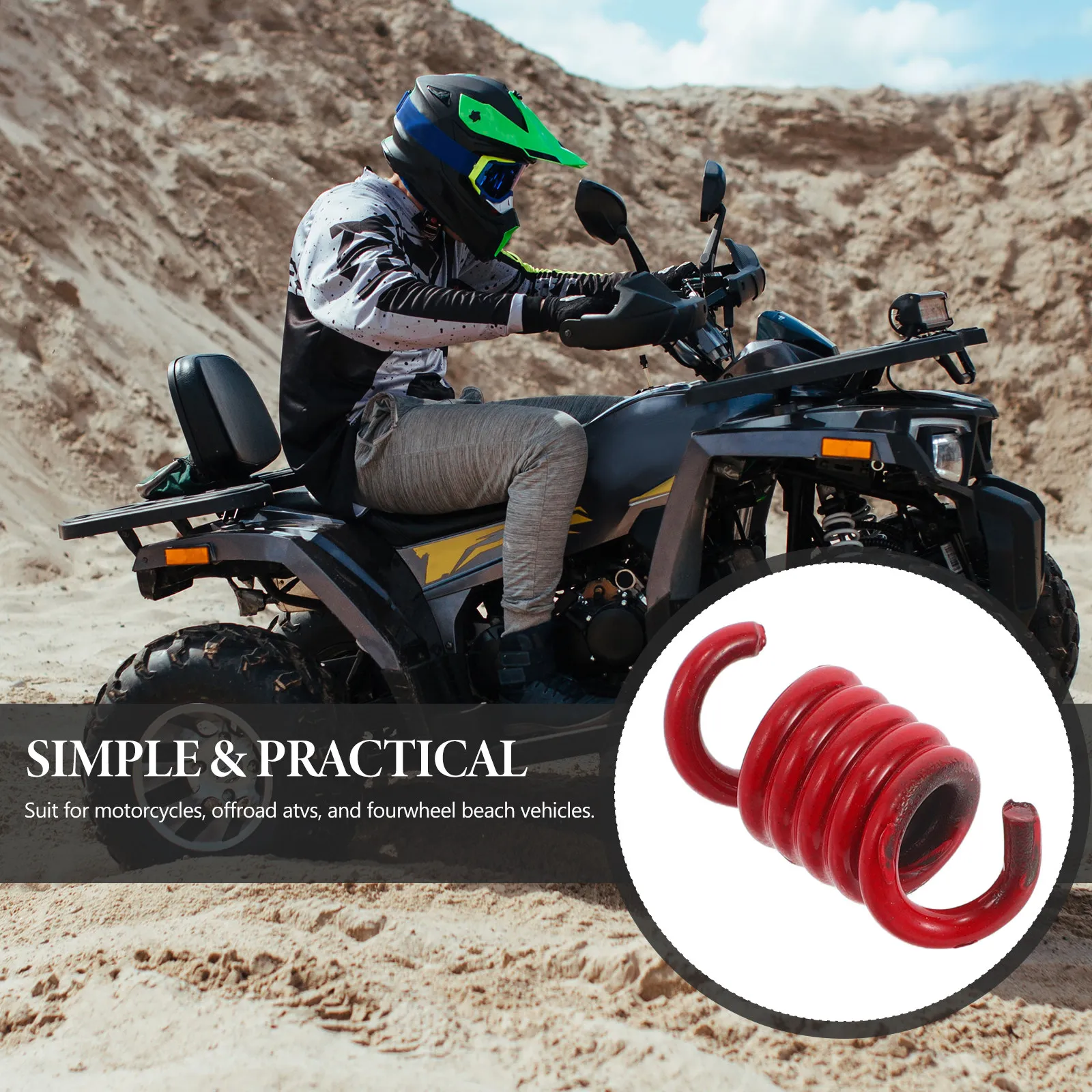 Heavy-Duty Clutch Spring Mini Bike Atv Four-Wheel Offroad Vehicle High Torque Return Spring Enhanced Power Stability Suspension