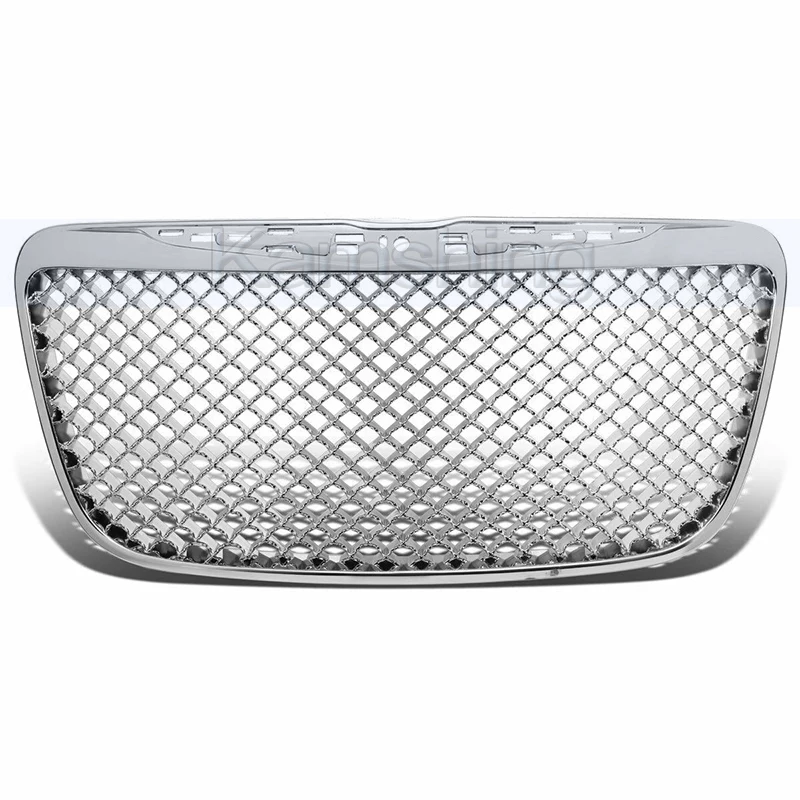 Kamshing Front Bumper Grill Mask Radiator Grille For Chrysler 300C 2011-2014 Medium Net Racing Grill Middle Net Without Logo view 3