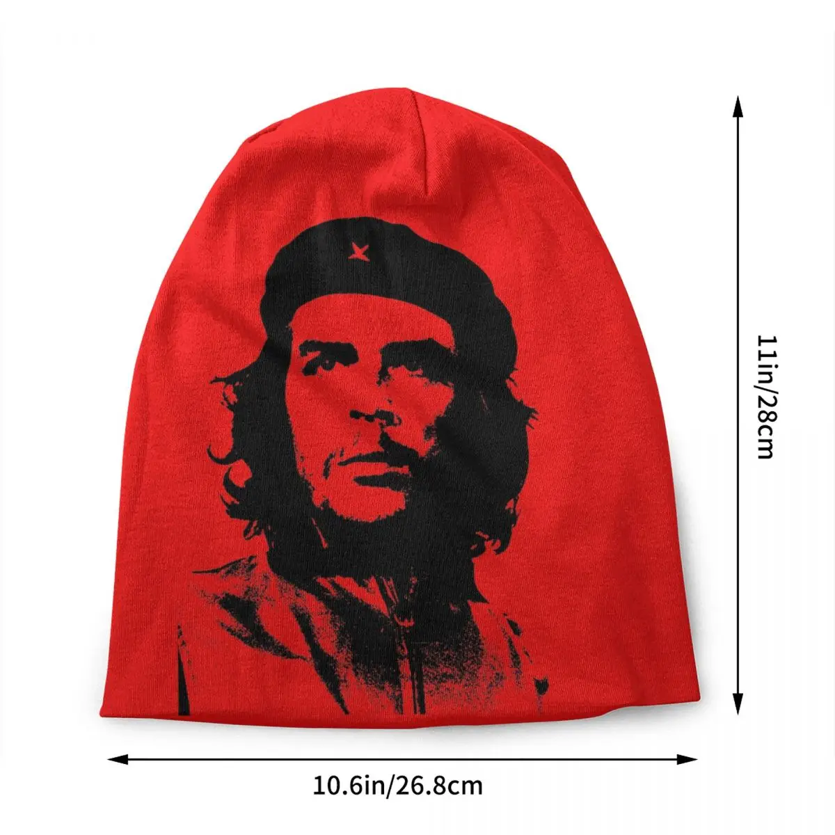 Custom Ernesto Che Guevara Beanie Cap Unisex Winter Bonnet Knitted Hats  Outdoor Ski Cuba Revolution Hero Skullies Beanies Caps
