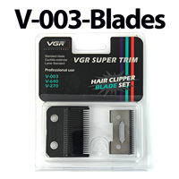 VGR V003 Original DLC FADE Blade V640 V270 Hair Clipper Blade Trimmer Replacement Cutter Head Professional Barber Accessories