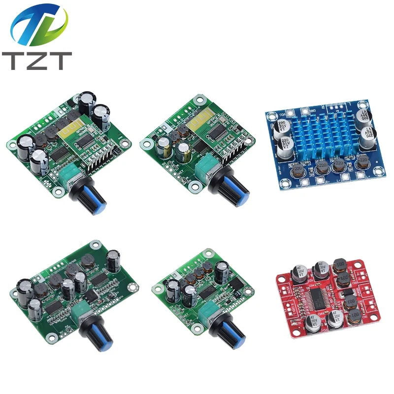 Bluetooth 4.2 TPA3110 15W / 30W X 2 Dual Channel Digital Stereo audio power amplifier board module car For USB portable speake