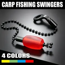 Carp Fishing Swinger Fishing Rod Bobbins Steel Chain Fish Bite Alarm Indicator For Carp Coarse Fishing Accessories Tackle