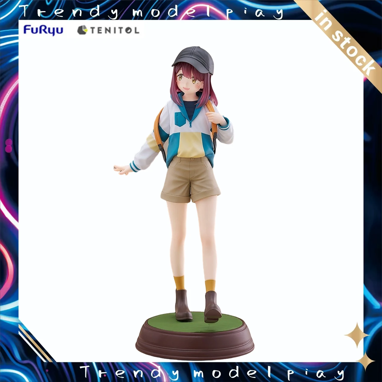 Em estoque original furyu tenitol balanço acampamento temporada 3 ayano toki animação figura modelo brinquedos presentes coleção ornamentos