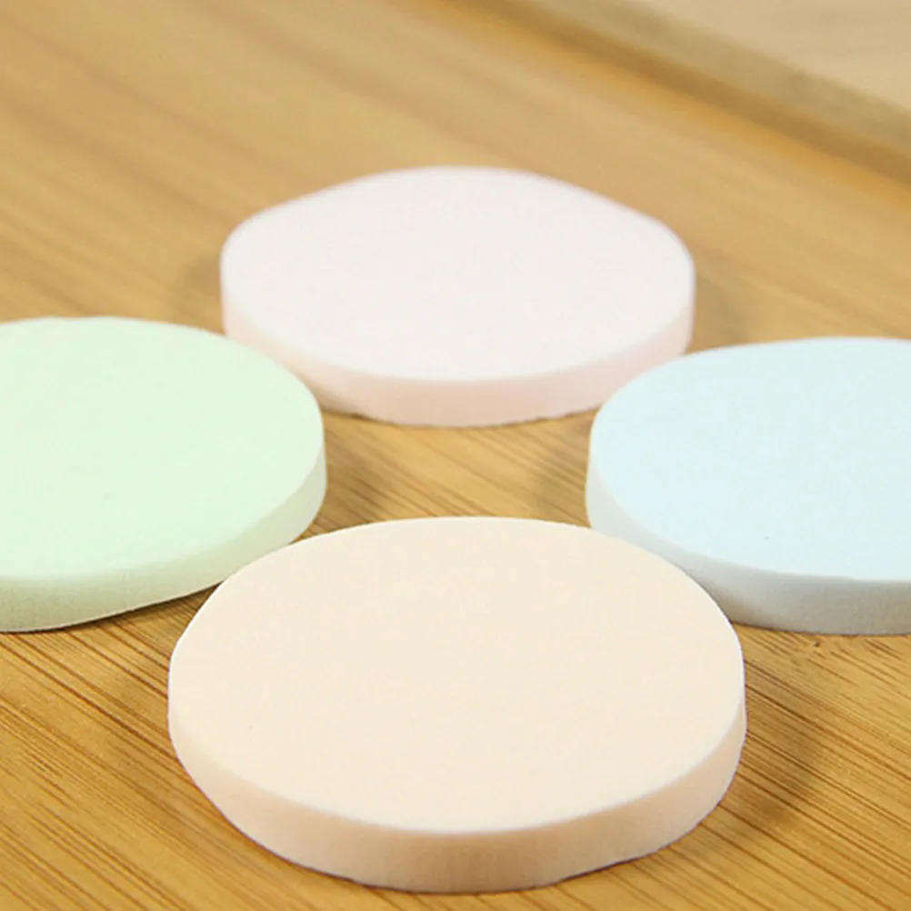 4Packs Gentle Skin-Friendly Powder Puff for Foundation Loose Pressed Powder Cream Liquid Makeup Blending Sponge Facial Beauty