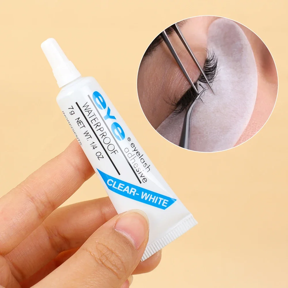 7g Eyelash Extensions Glue Black Waterproof Quick Drying Lasting Adhesive for Semi-Permanent Graft Eyelashes Glue Makeup Tools