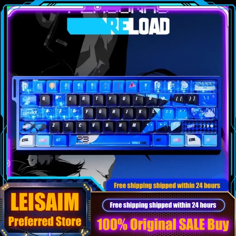 

P3R Anime Keycap Set for Mechanical Keyboards PBT Dye-Sublimation Custom Keyboards PC Gaming Keyboard Accessories Gift