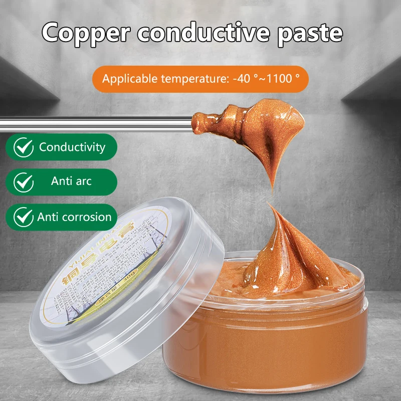 

Автомобильная Смазка с сильным прилипанием 30 г для цепи подключения аккумулятора, Медная Смазка, высокотемпературная электрическая контактная смазка