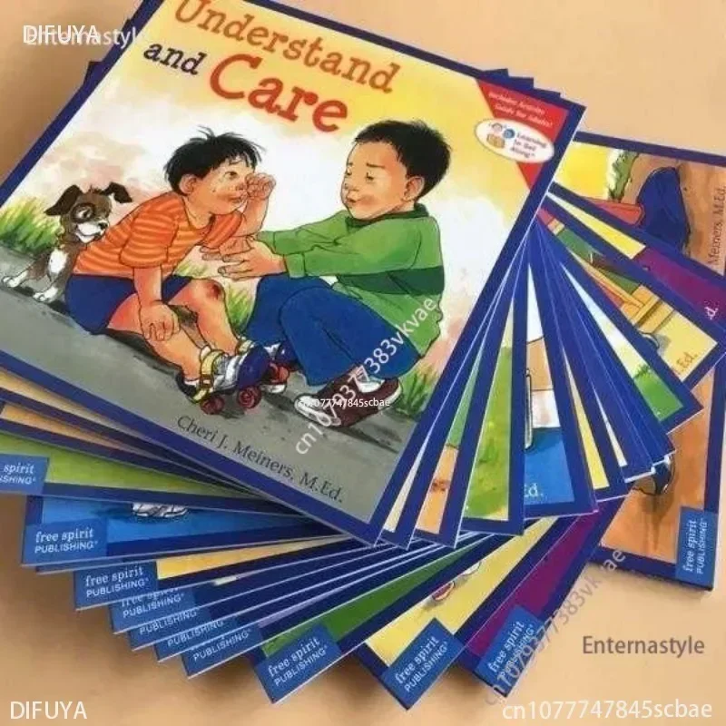 15 Books/set Learning To Get Along Children Educational English Picture Story Book Social Skills IQ EQ Practice for 5-10 YearsBO