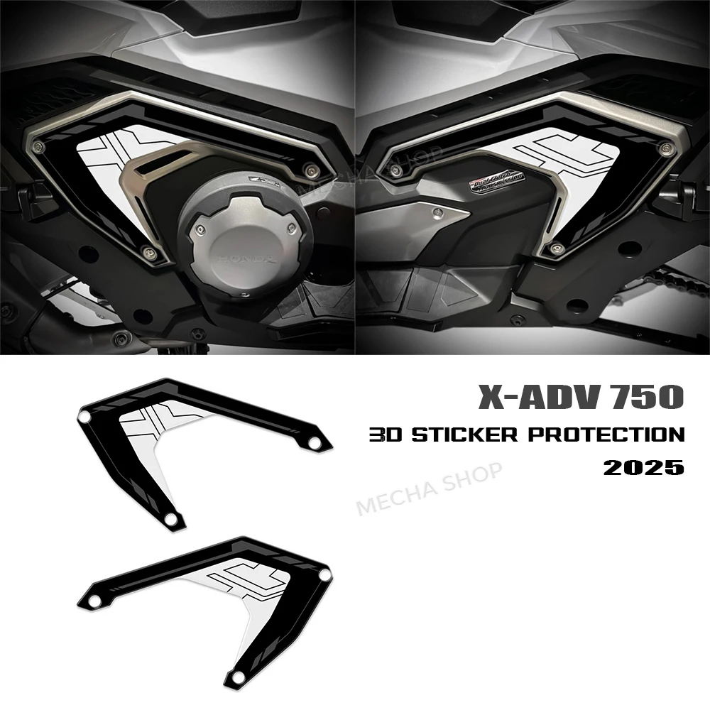 

XADV750 Graphic Stickers Heel Protector Stickers For X-ADV 750 XADV 750 Motorcycle 3D Epoxy Decal Protection Kit