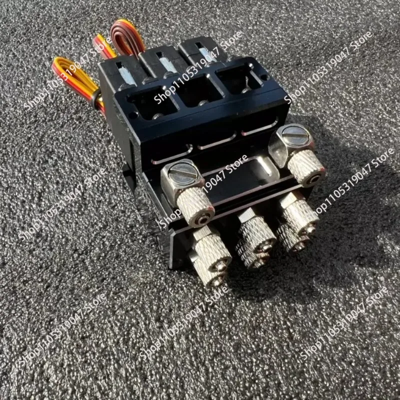 3-Spool Hydraulic Control Valve for RC Excavator  CNC Hydraulic Directional Valve with Servo,