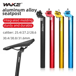 Wake Mountain Road Bike Bicycle Aluminum Alloy Blue Red Gold Seatpost 27.2/31.6mm Seat Tube Accessories Part for MTB BMX Cycling