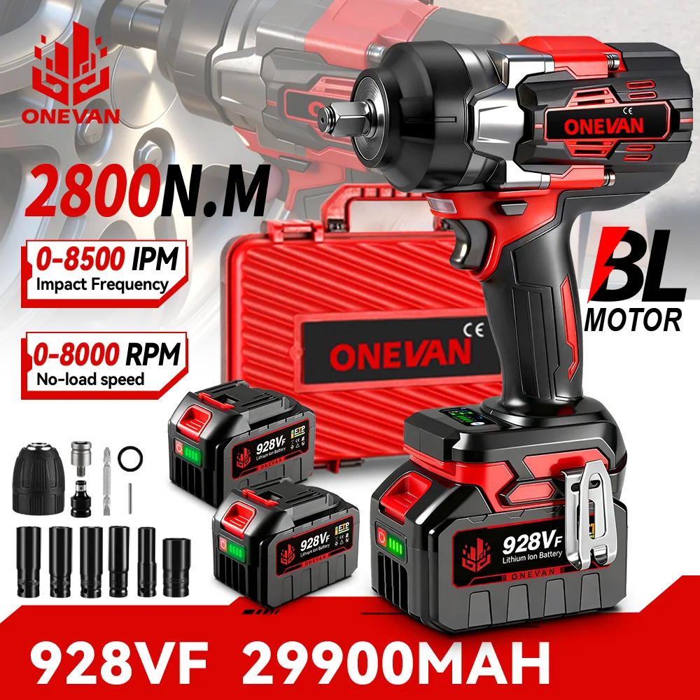 Brushless 2800N.M Torque Avvitatore Elettrico 5 Velocità 2800W Cordless Chiave Cacciavite Strumento di Potere Per Makita 18V Batteria Spille