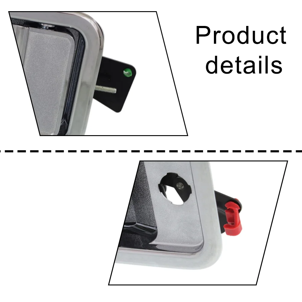 

Car Front Pair Door Handle For Freightliner For Columbia 2003-2014 A1842228003 A1842228002 Silver Metal Exterior Replacement