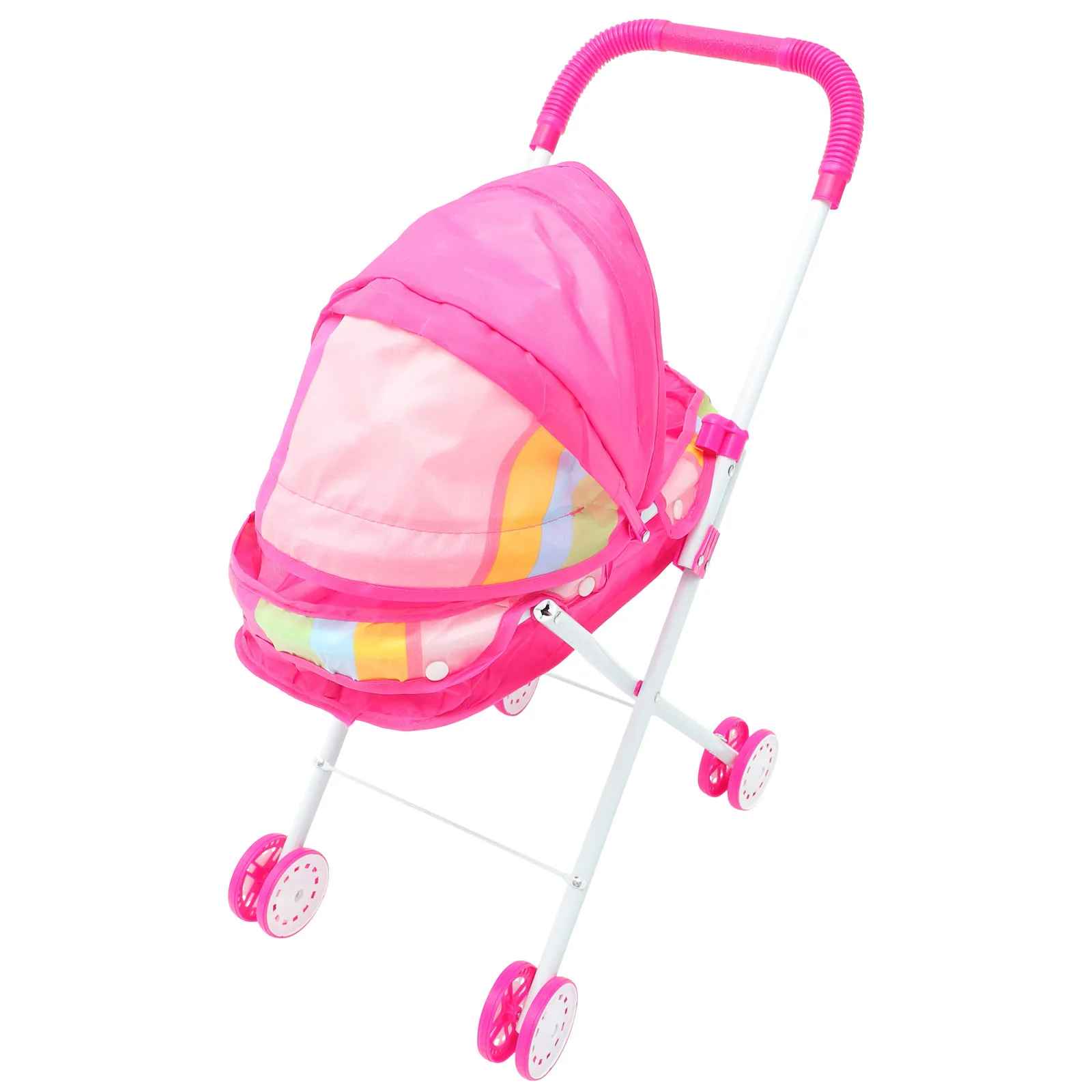 

Pretend Play Stroller for Lightweight Compact Design Large Storage Space Easy to Transport and Move Baby Stroller
