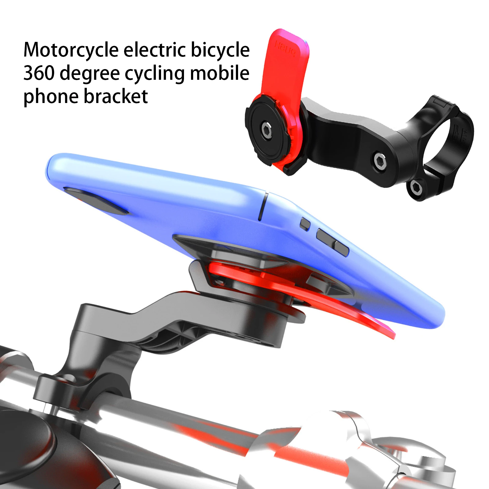 Quick Release Mobile Phone Holder Motorcycle/Bike/Scooter Handle Smartphone Riding Navigation Support For 4.7-7.2 Inch Models