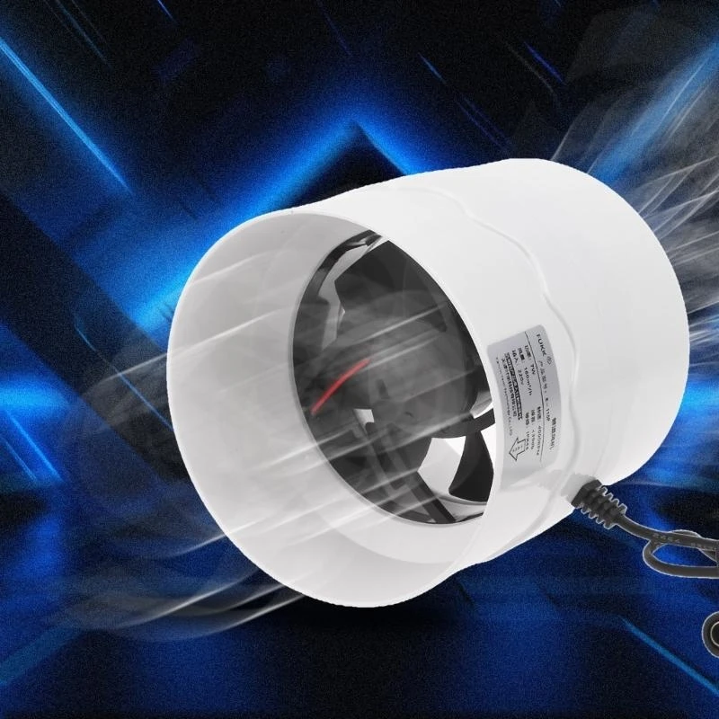  110mm Air Blower Speed-regulating Exhaust Fan for Home Bathroom Ventilation