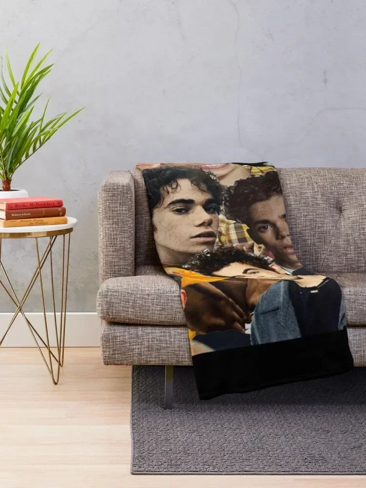 Cameron boyce collage design 2019 Throw Blanket Sofa Decorative Beds Blankets