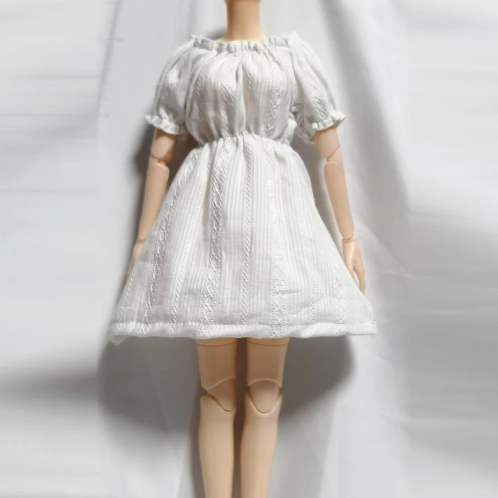 

1/3 1/4 1/6 кукольная одежда для куклы Bjd 60/45/30 см, белое платье, игрушки для девочек, платье, игровой домик, модные аксессуары для кукол, без куклы