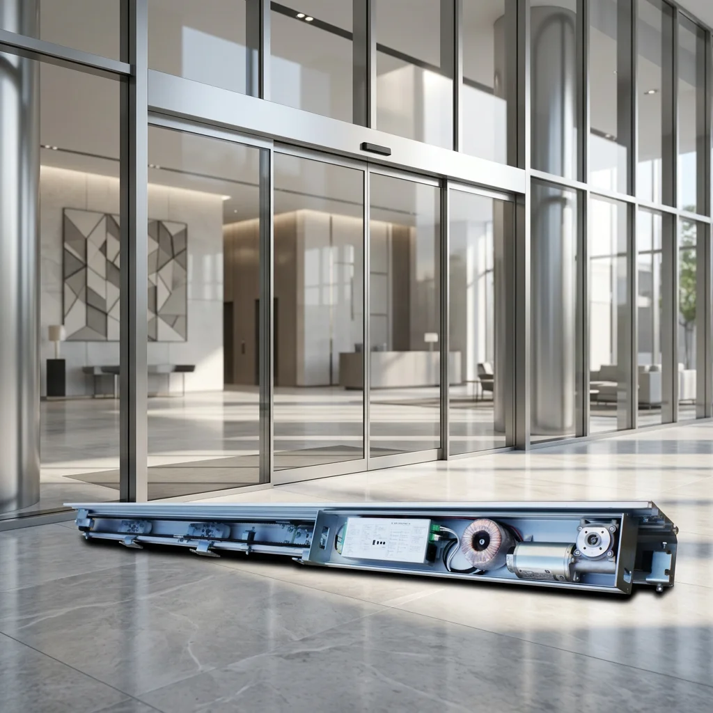Deper 120kg Modern Hotel Automatic Sliding Door Operator with Integrated Drive Control System Design for Various Scenarios
